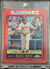Manny Ramirez [Red X Fractor] #272 Baseball Cards 2005 Topps Chrome Prices