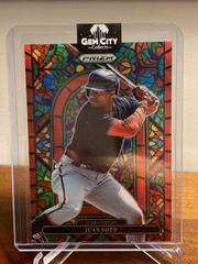 Juan Soto [Red Prizm] #SG-2 Baseball Cards 2022 Panini Prizm Stained Glass Prices