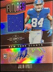 Jalin Hyatt [Ruby] #FAPS-23 Football Cards 2023 Panini Legacy Futures Patch Autographs Prices