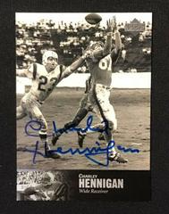 Charlie Hennigan [Autograph] #AL-116 Football Cards 1997 Upper Deck Legends Prices