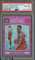 Denzel Valentine Pink Basketball Cards 2016 Panini Donruss Optic Rookie Kings Prices
