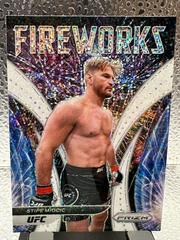 Stipe Miocic [White Sparkle] Ufc Cards 2022 Panini Prizm UFC Fireworks Prices