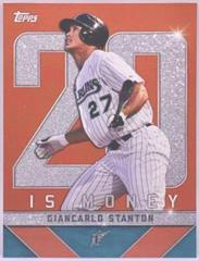 Giancarlo Stanton [Orange] #55 Baseball Cards 2022 Topps X Wander Franco Prices