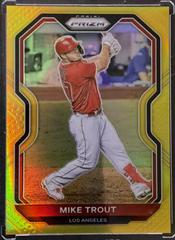 Mike Trout [Gold Prizm] Baseball Cards 2021 Panini Prizm Prices