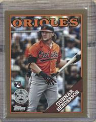 Gunnar Henderson [Gold] #88US-9 Baseball Cards 2023 Topps Update 1988 Prices