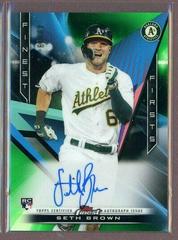 Seth Brown [Green Refractor] #FFA-SB Baseball Cards 2020 Topps Finest Firsts Autographs Prices