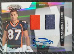 Eric Decker [Jersey Autograph] #284 Football Cards 2010 Panini Certified Prices