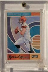 Baker Mayfield #1 Football Cards 2018 Panini Playoff Rookie Wave Prices