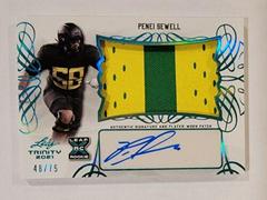 Penei Sewell [Platinum] #PA-PS1 Football Cards 2021 Leaf Trinity Patch Autographs Prices