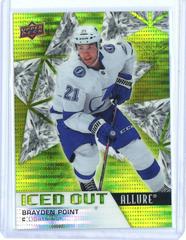 Brayden Point [Green Rainbow] Hockey Cards 2021 Upper Deck Allure Iced Out Prices