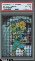 Antonio Daniels [Refractor] Basketball Cards 1997 Finest Embossed Prices