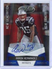 Aaron Hernandez [Mirror Gold Autograph] Football Cards 2010 Panini Certified Prices