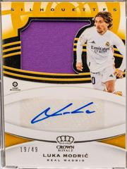 Luka Modric Soccer Cards 2020 Panini Chronicles Crown Royale Silhouettes Autographs Prices