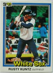 Rusty Kuntz #282 Baseball Cards 1981 Donruss Prices