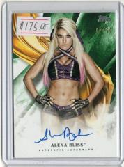 Alexa Bliss [Green] #A-AB Wrestling Cards 2019 Topps WWE Undisputed Autographs Prices