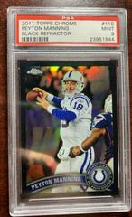 Peyton Manning [Black Refractor] Football Cards 2011 Topps Chrome Prices