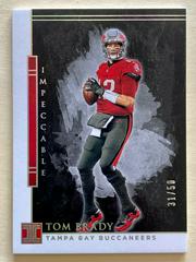 Tom Brady [Silver] #93 Football Cards 2020 Panini Impeccable Prices