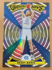 Brady Manek [Blue] #ZG-BMA Basketball Cards 2022 Panini Chronicles Draft Picks Gamma Rays Prices