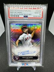 Reid Detmers [Rose Gold] #RA-RD Baseball Cards 2022 Bowman Sterling Rookie Autographs Prices