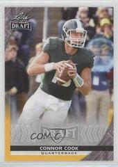 Connor Cook [Gold] #17 Football Cards 2016 Leaf Draft Prices
