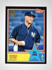 Derek Jeter [Black] Baseball Cards 2018 Topps 1983 Baseball All Stars Prices