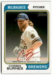 Corbin Burnes [Special Edition Red Ink] #ROA-CB Baseball Cards 2023 Topps Heritage Real One Autographs Prices