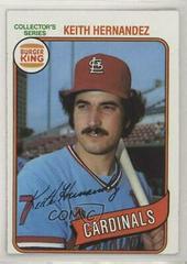Keith Hernandez #16 Baseball Cards 1980 Burger King Pitch, Hit & Run Prices