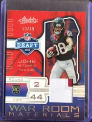 John Metchie III [Gold] #17 Football Cards 2022 Panini Absolute War Room Materials Prices