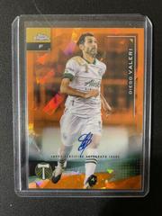 Diego Valeri [Autograph Orange] Soccer Cards 2021 Topps Chrome MLS Sapphire Prices