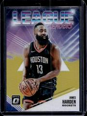 James Harden [Gold] Basketball Cards 2018 Panini Donruss Optic League Leaders Prices