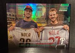 Aaron Nola [Green] #284 Baseball Cards 2022 Stadium Club Chrome Prices