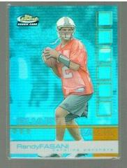 Randy Fasani [Gold Refractor] #110 Football Cards 2002 Topps Finest Prices