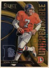 John Elway [Gold Prizm] Football Cards 2020 Panini Select Unbreakable Prices