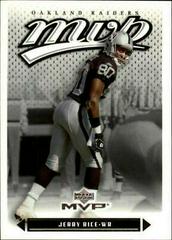 Jerry Rice #12 Football Cards 2003 Upper Deck MVP Prices