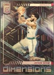 Jayson Tatum #3 Basketball Cards 2022 Panini Donruss Elite Dimensions Prices