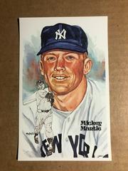 Mickey Mantle Baseball Cards 1981 Perez Steele HOF Postcard Prices