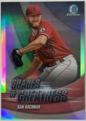 Sam Bachman Baseball Cards 2022 Bowman Chrome Shades of Greatness Prices