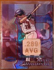 Jose Bautista [Game Bat Red] #129 Baseball Cards 2002 Bowman's Best Prices