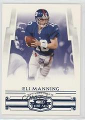 Eli Manning [Retail Blue] Football Cards 2007 Panini Donruss Threads Prices