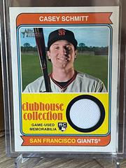 Casey Schmitt #CCR-CS Baseball Cards 2023 Topps Heritage Clubhouse Collection Relics High Number Prices