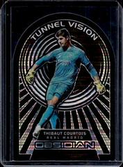 Thibaut Courtois [White Pulsar] #3 Soccer Cards 2022 Panini Obsidian Tunnel Vision Prices