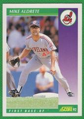 Mike Aldrete #351 Baseball Cards 1992 Score Prices