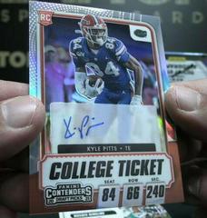 Kyle Pitts [Autograph] #114 Football Cards 2021 Panini Contenders Draft Picks Prices