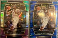 Zion Williamson [Green White Purple Prizm] #96 Basketball Cards 2021 Panini Select Prices