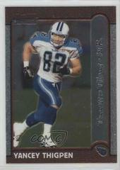 Yancey Thigpen #3 Football Cards 1999 Bowman Chrome Prices
