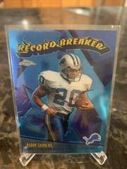 Barry Sanders #RB1 Football Cards 2003 Topps Chrome Record Breakers Prices