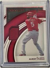 Albert Pujols [Red] #4 Baseball Cards 2022 Panini Immaculate Prices