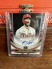 Bryce Harper [Orange] #TA-BH Baseball Cards 2023 Topps Tribute Autographs Prices
