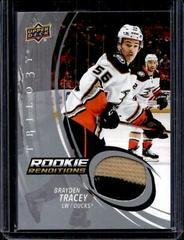 Brayden Tracey [Patch Autograph] #RR-10 Hockey Cards 2022 Upper Deck Trilogy Rookie Renditions Prices