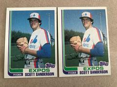 Scott Sanderson Baseball Cards 1982 Topps Prices